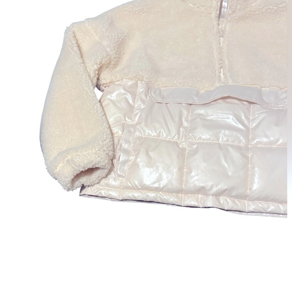 Fabletics Nelly Mixed Media Half Zip Pullover Jacket Size Large NWOT - Picture 5 of 6